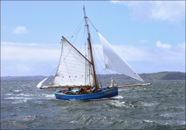 L'Amzer'zo est un cotre de la Baie de Morlaix