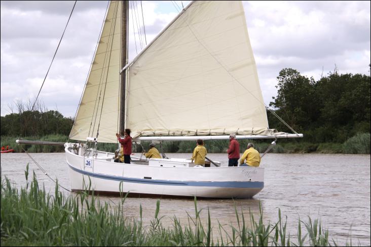 Le Coppelia est un ancien sloop ostréicole