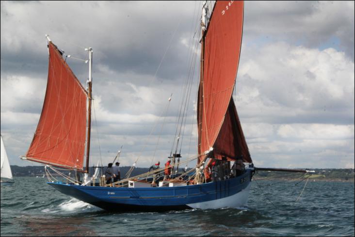 Le Skellig est un dundee langoustier à voile